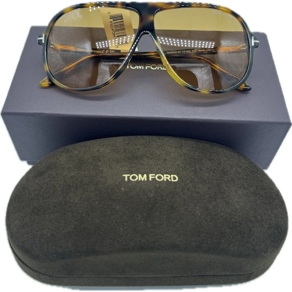 Tom Ford havana box** signature